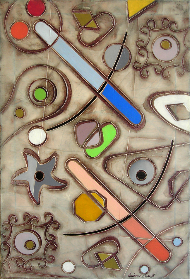 ITALIAN CONTEMPORARY ART MUSEUM IN AMERICA, – Chancery of the Italian Embassy (San Jose – Costa Rica) – “Childhood Games” acquisitioned for the Permanent Collection– oil and karkadé on canvas, 60x40cm (2008)  MUSEO DI ARTE CONTEMPORANEA ITALIANA IN AMERICA – Cancelleria dell’Ambasciata d’Italia (San Josè – Costa Rica) - Acquisizione nella Collezione Permanente del dipinto “Giochi d'infanzia” – Olio e karkadè su tela, 60x40cm (2008)